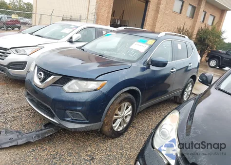 2016 Nissan Rogue Sv из США, поврежденный, VIN KNMAT2MT8GP631897